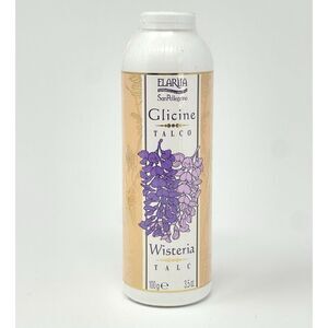 NEW San Pellegrino Elariia Wisteria Floral 3.5 oz Talc Body Powder SEALED